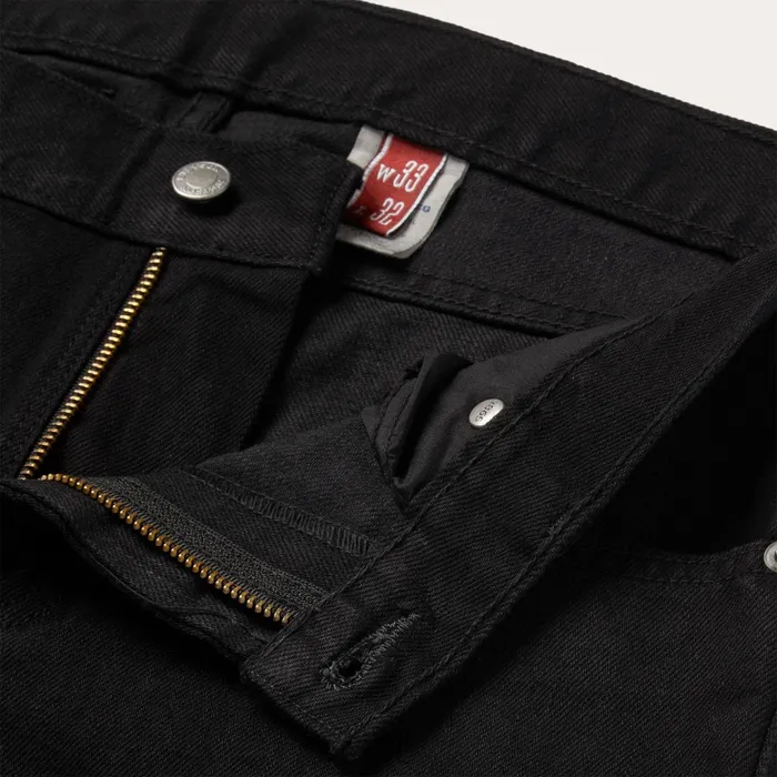 Boot Cut Men Stetson 1120 Slim Fit Standard Straight Leg Jean Black