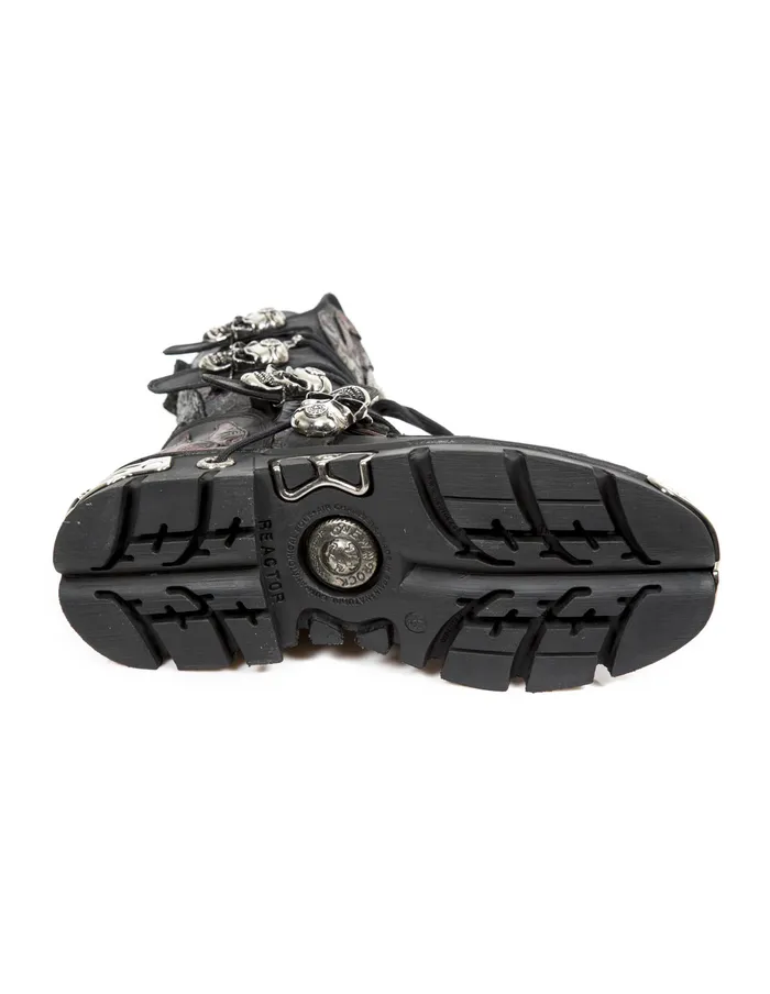 Boot Metallic M373Cz83 Boots New Rock WomenMen