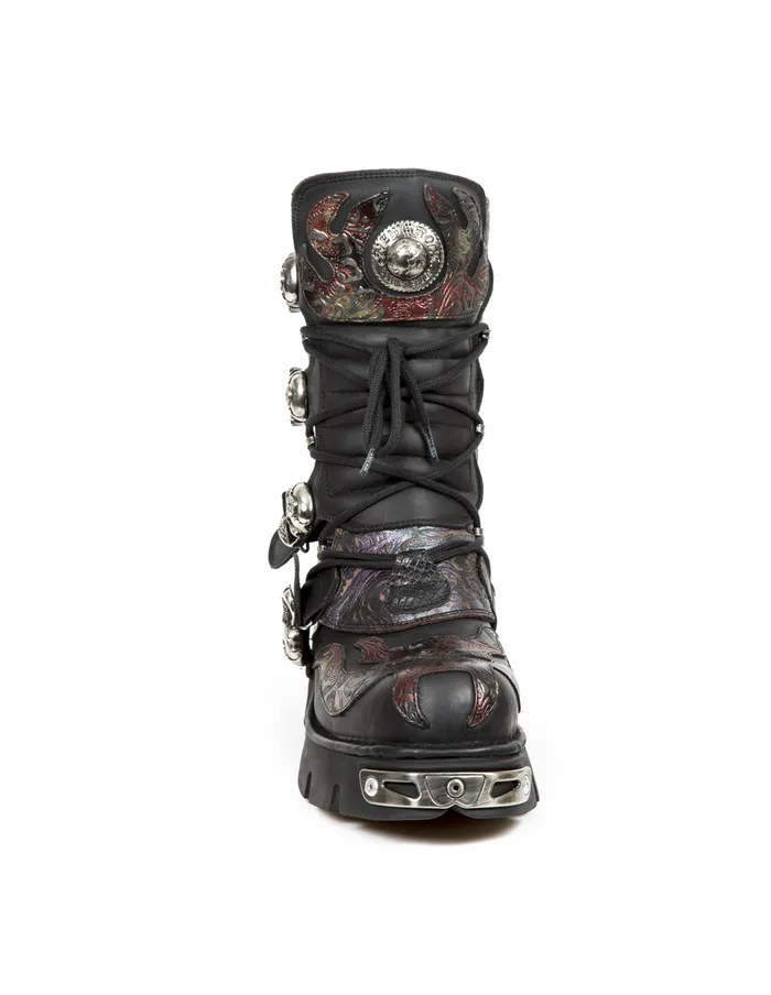 Boot Metallic M373Cz83 Boots New Rock WomenMen