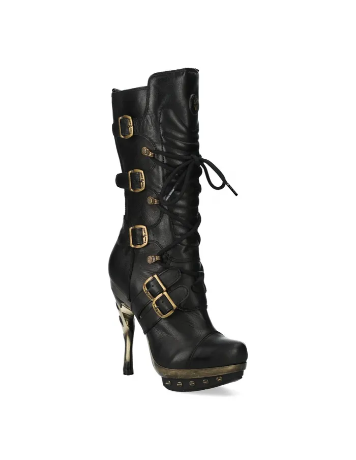 Boot Punk MPunk001C6 Heels New Rock WomenMen