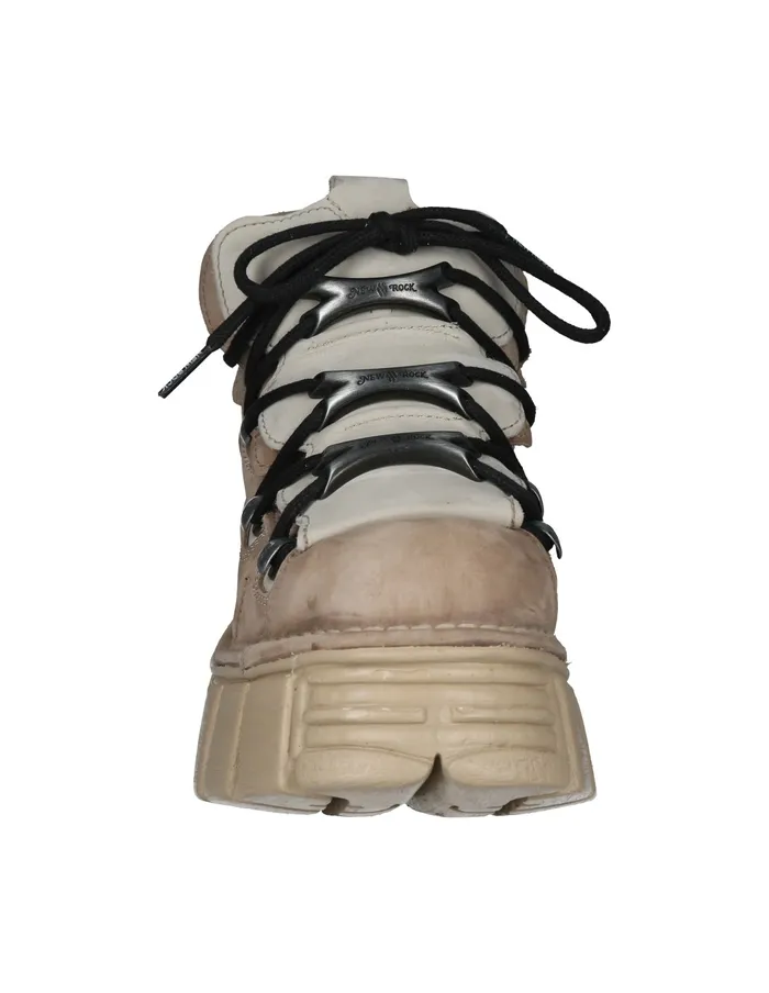 Booties Shoe Metallic M106C15 New Rock WomenMen