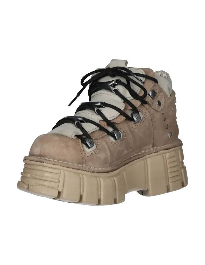 Booties Shoe Metallic M106C15 New Rock WomenMen