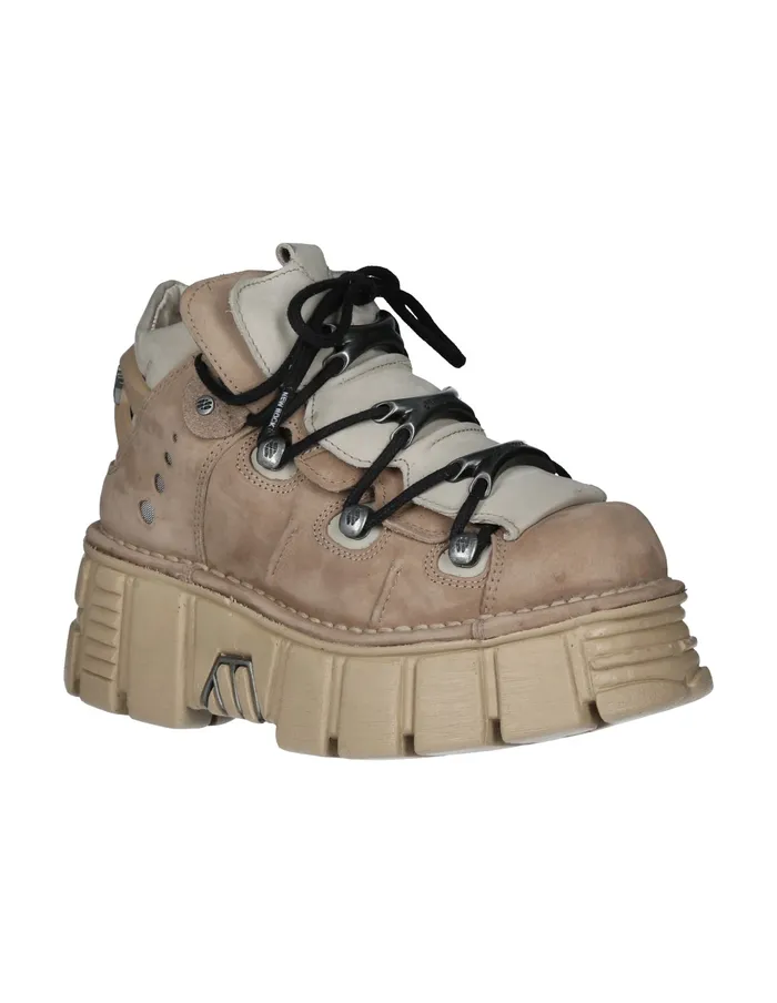 Booties Shoe Metallic M106C15 New Rock WomenMen