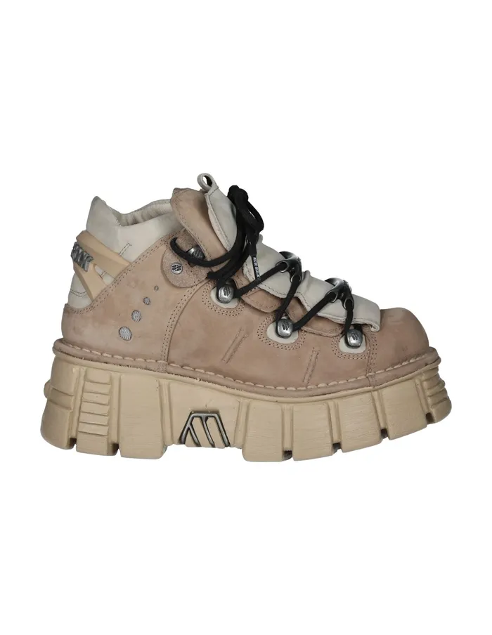 Booties Shoe Metallic M106C15 New Rock WomenMen