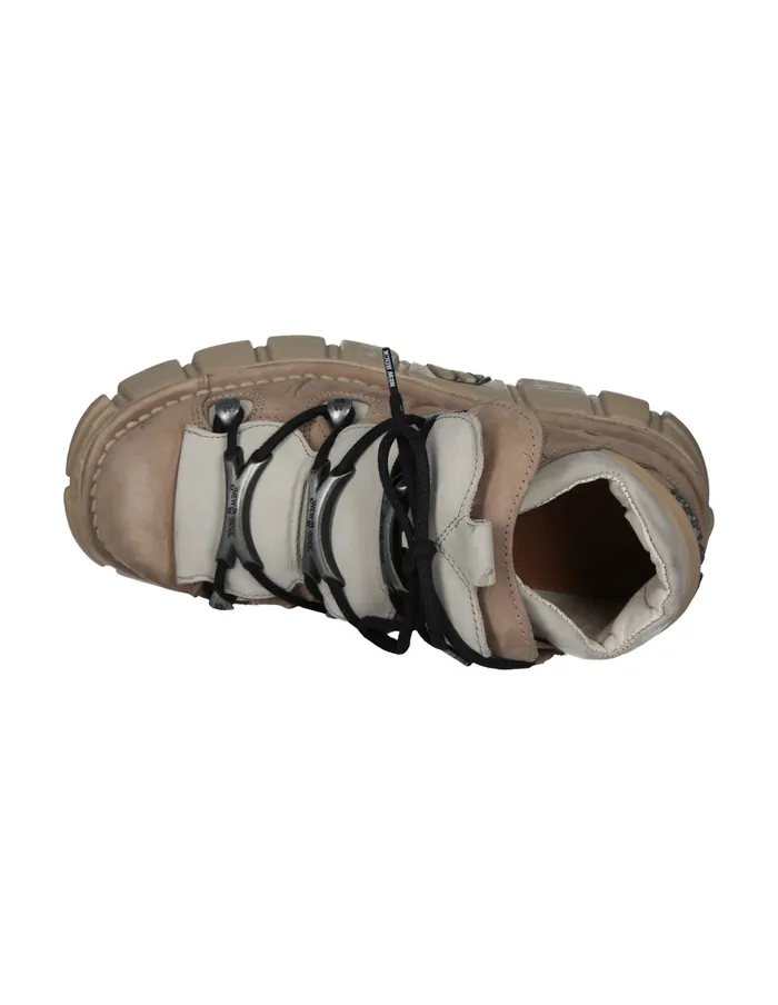 Booties Shoe Metallic M106C15 New Rock WomenMen