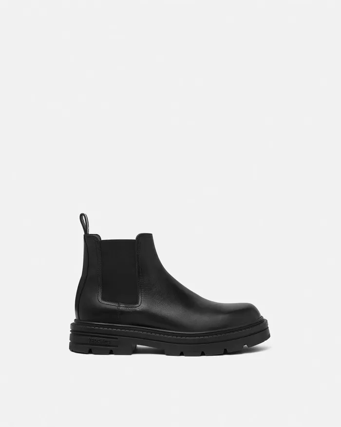 Boots Men Versace Adriano Chelsea Boots Black