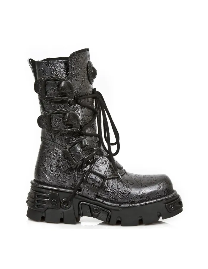 Boots New Rock WomenMen Boot Metallic M391C19