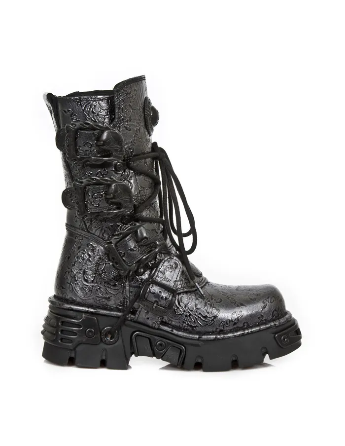 Boots New Rock WomenMen Boot Metallic M391C19