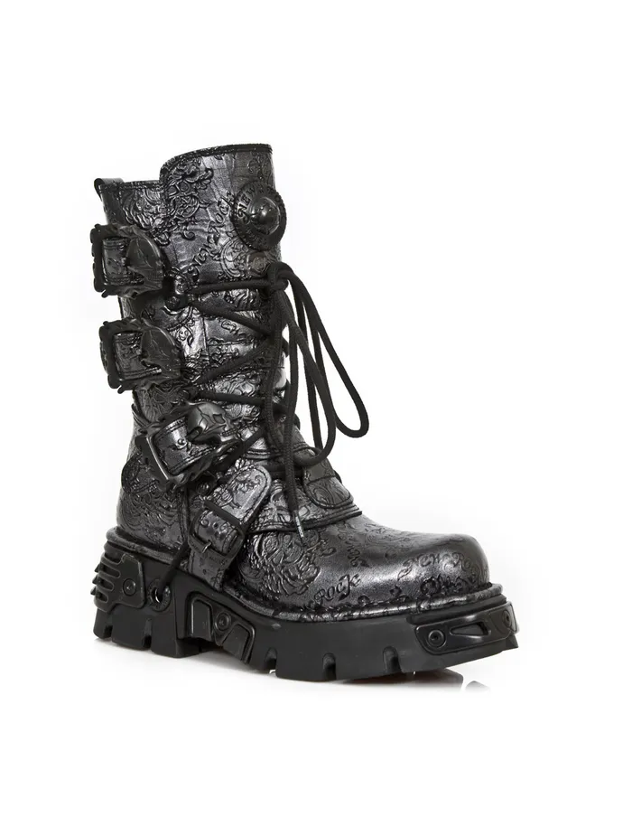 Boots New Rock WomenMen Boot Metallic M391C19