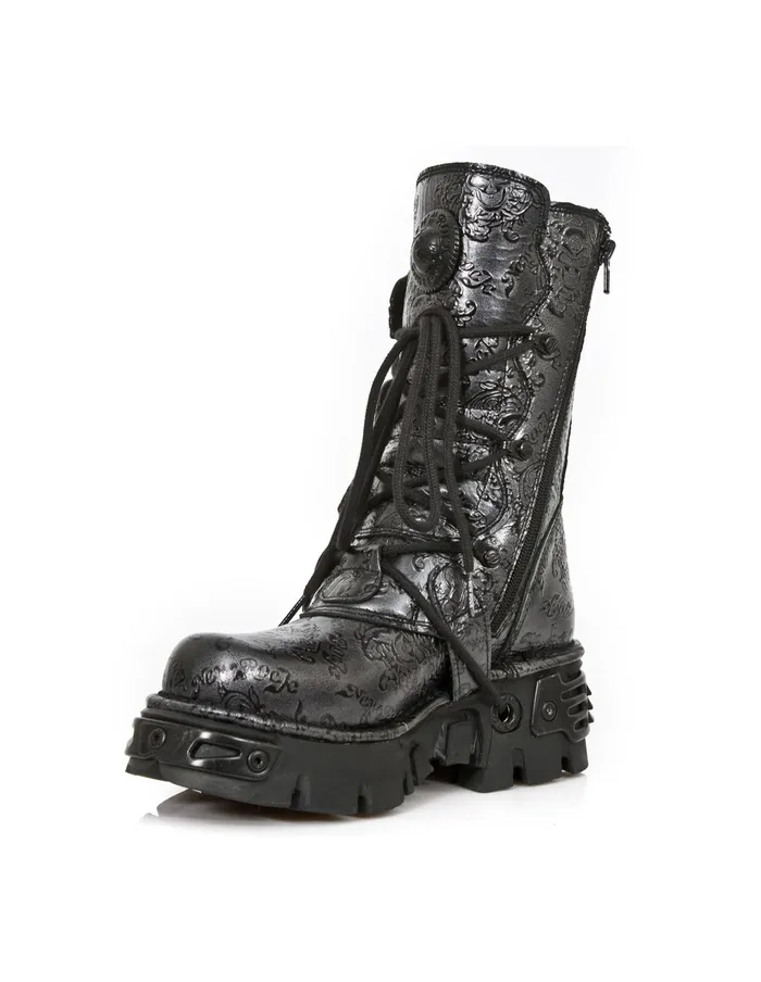 Boots New Rock WomenMen Boot Metallic M391C19