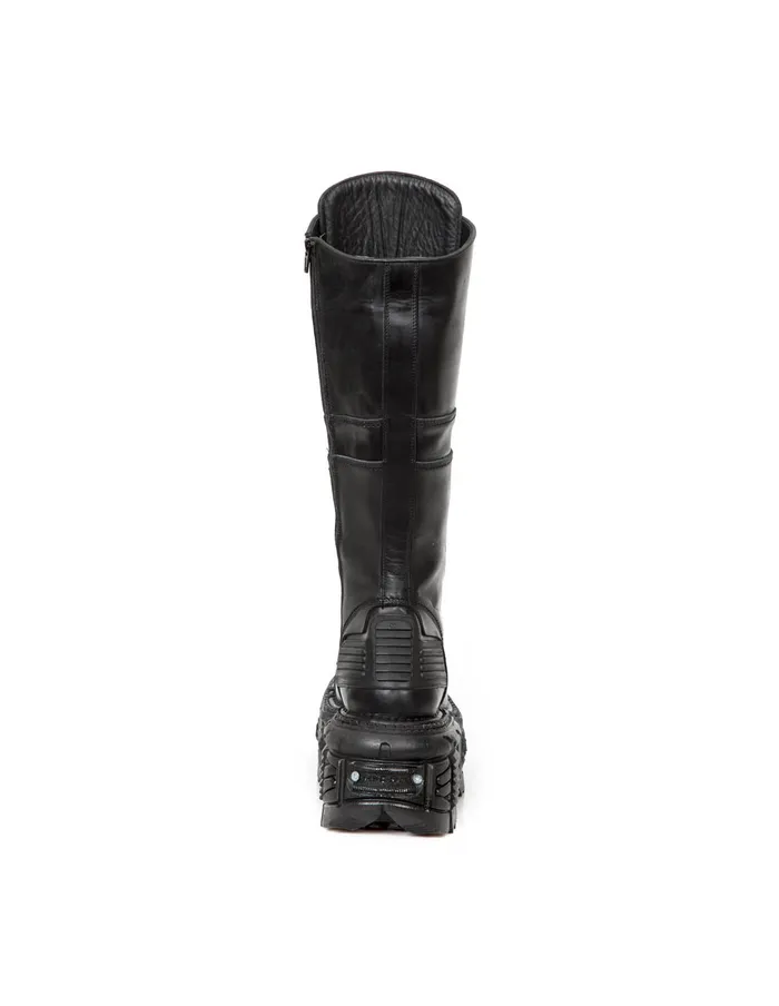 Boots New Rock WomenMen High Boot Imperfect With Laces MTank004C5