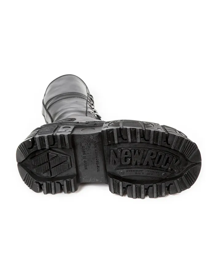 Boots New Rock WomenMen High Boot Imperfect With Laces MTank004C5