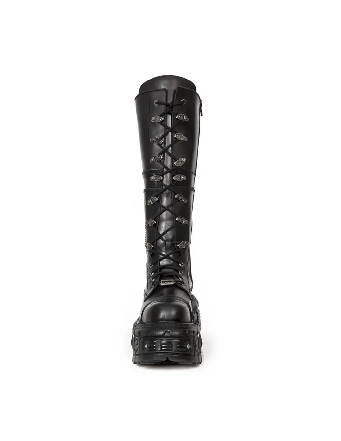 Boots New Rock WomenMen High Boot Imperfect With Laces MTank004C5