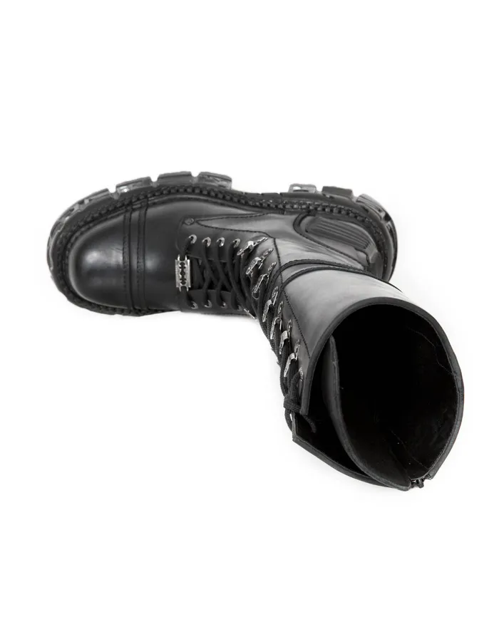 Boots New Rock WomenMen High Boot Imperfect With Laces MTank004C5