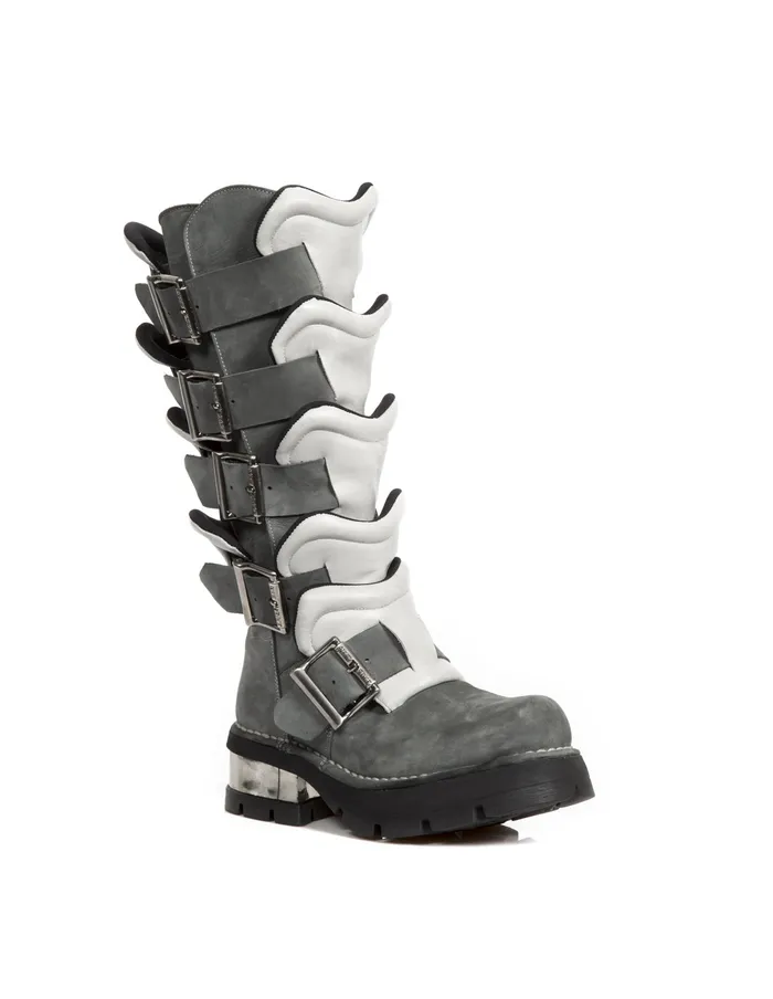 Boots WomenMen New Rock High Boot Metallic M1513C2 Boots WomenMen New Rock High Boot Metallic M1513C2