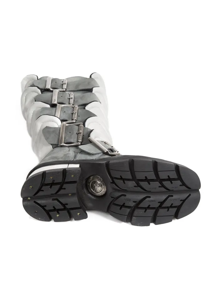 Boots WomenMen New Rock High Boot Metallic M1513C2 Boots WomenMen New Rock High Boot Metallic M1513C2