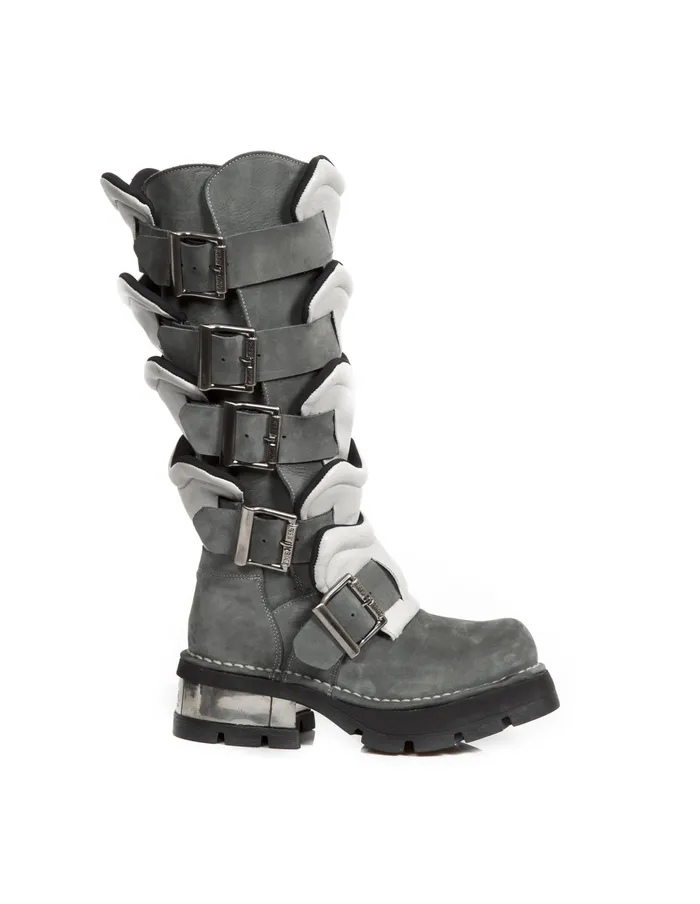 Boots WomenMen New Rock High Boot Metallic M1513C2 Boots WomenMen New Rock High Boot Metallic M1513C2