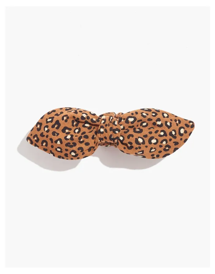 Bow Claw Hair Clip Warm Hickory Women Madewell Hair Accessories