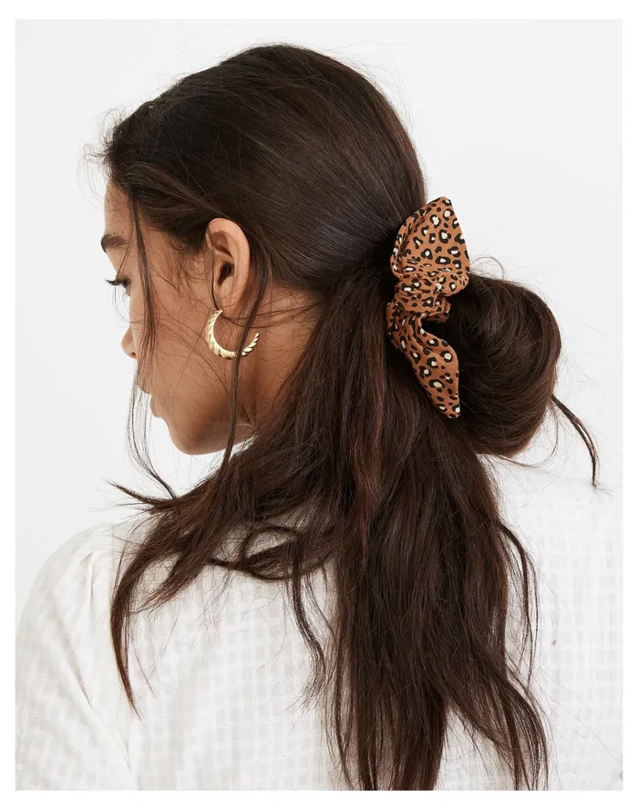 Bow Claw Hair Clip Warm Hickory Women Madewell Hair Accessories