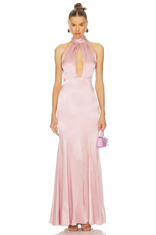 Bridgette Gown Clay Pink Women Lovers Friends Dresses