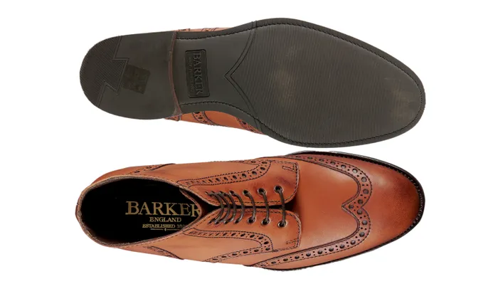 Butcher 8211 Rosewood Calf Mens Barker Shoes Mens Boots