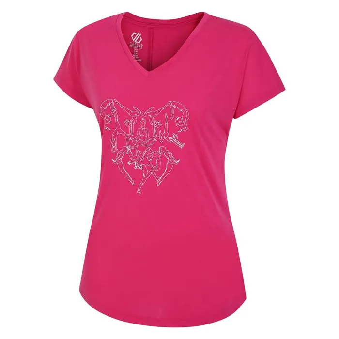Calm TShirt Pure Pink Women Dare 2b Graphic TShirts