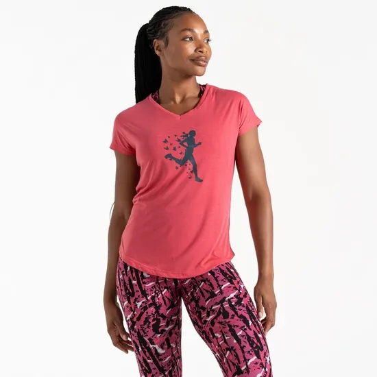 Calm TShirt Sorbet Pink Women Dare 2b Graphic TShirts