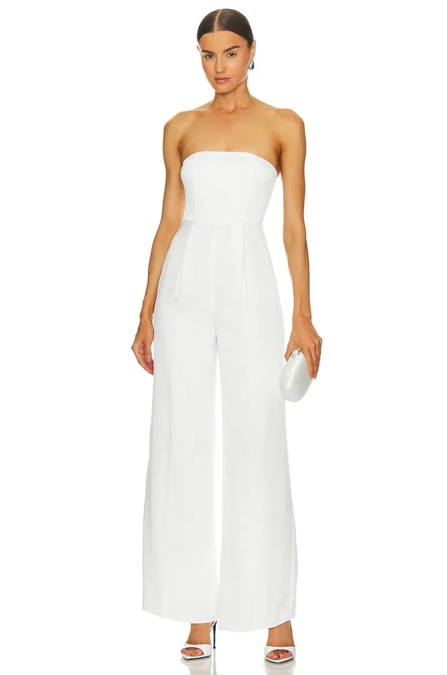 Cambri Jumpsuit Ivory White Women Lovers Friends Jumpsuits