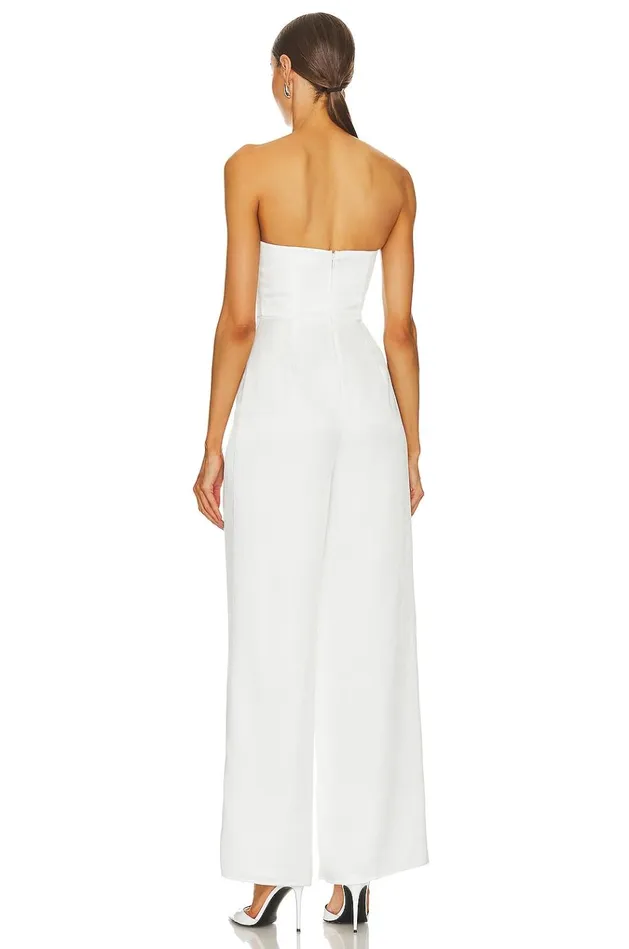 Cambri Jumpsuit Ivory White Women Lovers Friends Jumpsuits