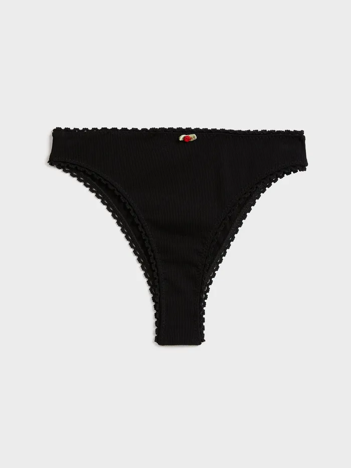 Carmen Panties Uni Noir Women Lingerie Rouje