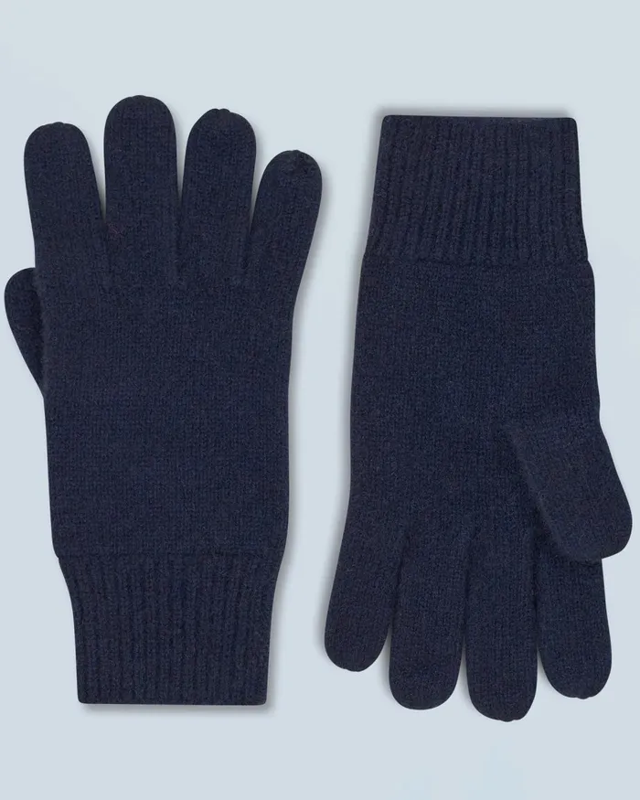 Cashmere Gloves From Future Regular Gloves Navy