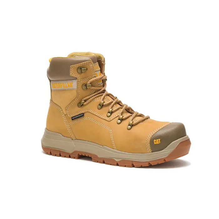 Cat Footwear Diagnostic 20 Waterproof Steel Toe Work Boot Men Boots