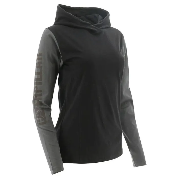 Cat Footwear UPF Hooded Banner Long Sleeve Tee Women Tops and Outerwear