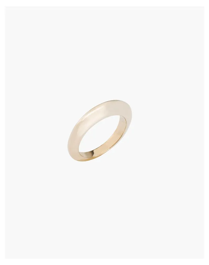 Charlotte Cauwe Studio Brass Disc Ring Gold Women Madewell Rings