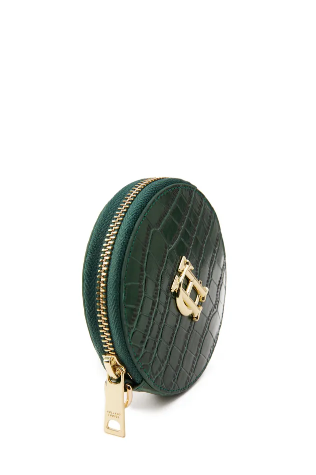 Chelsea Coin Purse Emerald Croc Women Holland Cooper Small Leather Goods