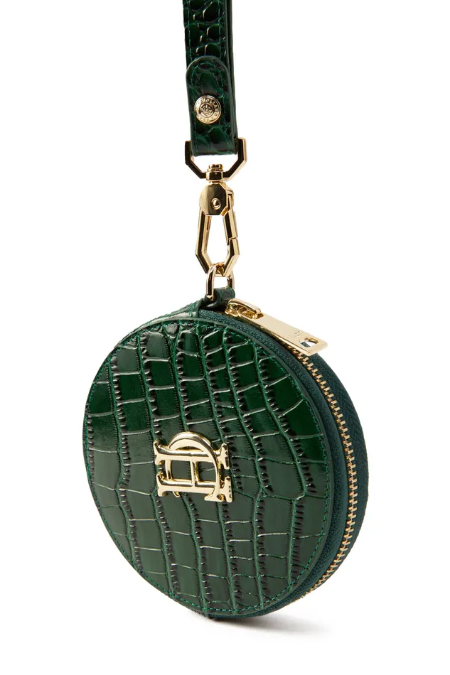 Chelsea Coin Purse Emerald Croc Women Holland Cooper Small Leather Goods