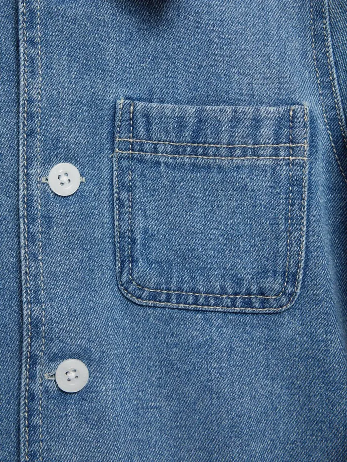 Children Colorado Denim Jacket Light Blue Reiss Shirts