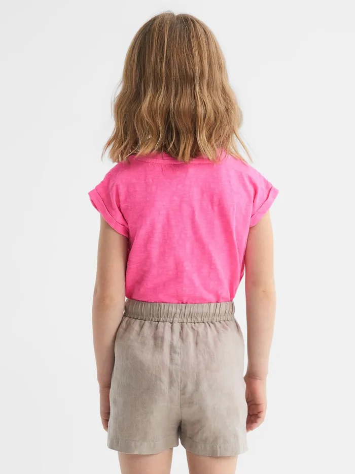 Children Freddie Jersey VNeck TShirt Pink Reiss Tops and Tshirts