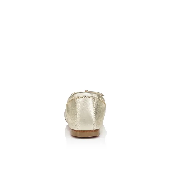 Christian Louboutin Ballerinas Kids Baballet Ballerinas 8211 Iridescent Nappa Leather 8211 Platine Baby