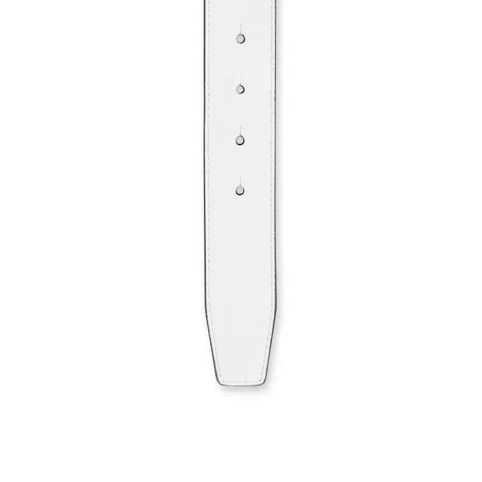 Christian Louboutin Belts Women CL Logo Belt Belt 8211 Grained Calf Leather 8211 Bianco