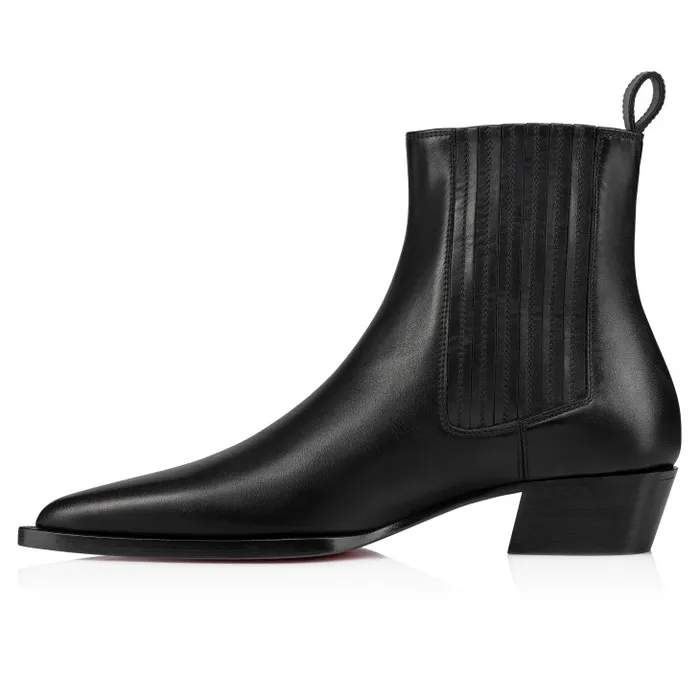 Christian Louboutin Boots Women Cheliviss Low Boots 8211 Calf Leather 8211 Black