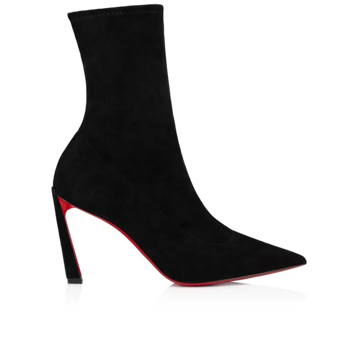 Christian Louboutin Boots Women Condora Stretch 85 Mm Boots 8211 Veau Velours 8211 Black