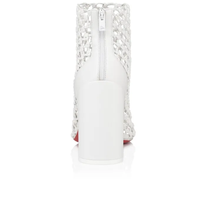 Christian Louboutin Boots Women Porlibooty 85 Mm Low Boots 8211 Nappa Leather 8211 Bianco
