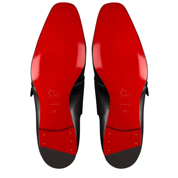 Christian Louboutin Buckles and Laceups Men Mortimer Buckle Shoes 8211 Calf Leather 8211 Black