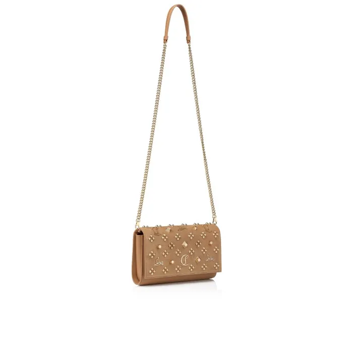 Christian Louboutin Crossbody Bags Women Paloma Clutch 8211 Veau Velours Calf Leather And Spikes Loubinthesky 8211 Lionne