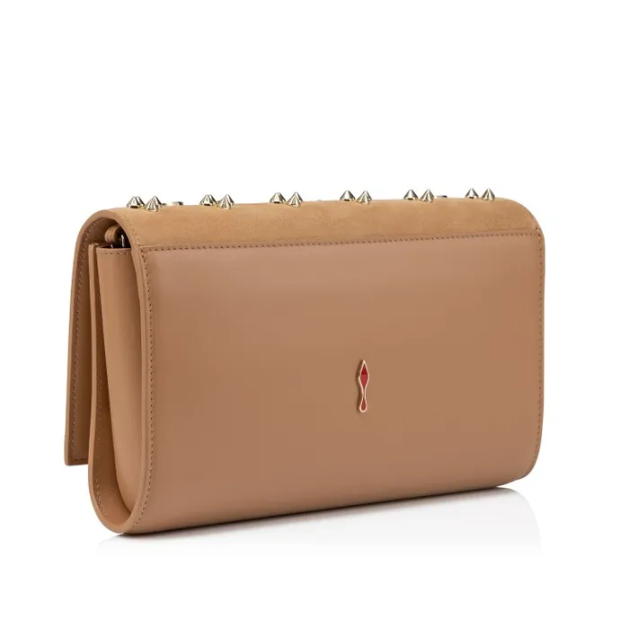 Christian Louboutin Crossbody Bags Women Paloma Clutch 8211 Veau Velours Calf Leather And Spikes Loubinthesky 8211 Lionne