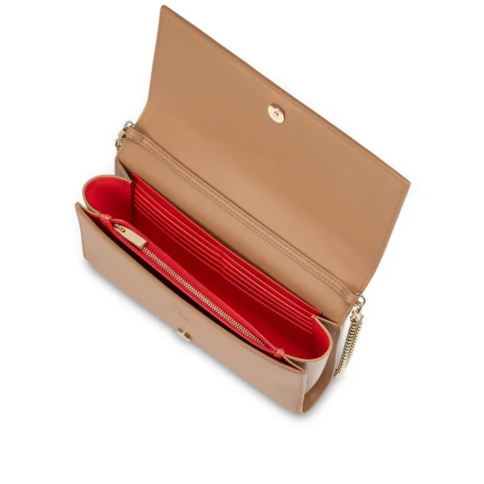 Christian Louboutin Crossbody Bags Women Paloma Clutch 8211 Veau Velours Calf Leather And Spikes Loubinthesky 8211 Lionne