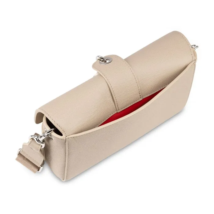 Christian Louboutin Crossbody Bags MenWomen Groovy Crossbody Bag 8211 Calf Alpin Leather 8211 Saharienne