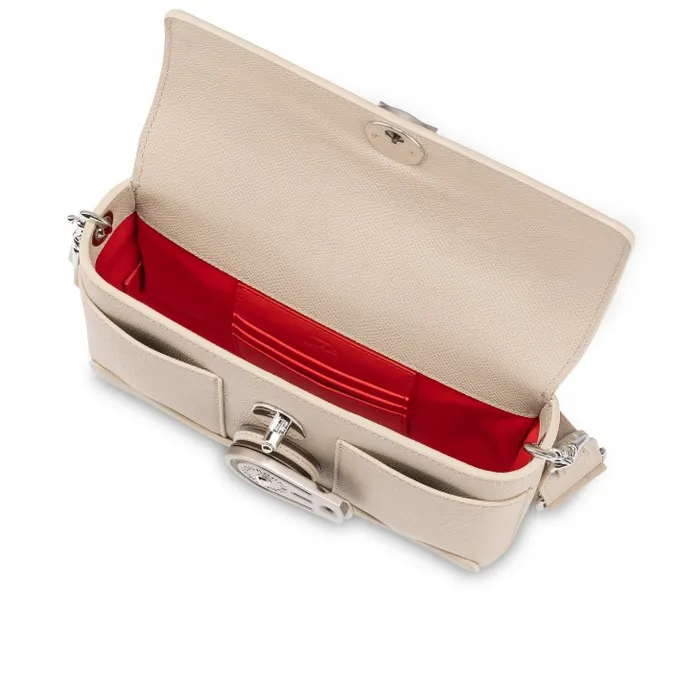 Christian Louboutin Crossbody Bags MenWomen Groovy Crossbody Bag 8211 Calf Alpin Leather 8211 Saharienne