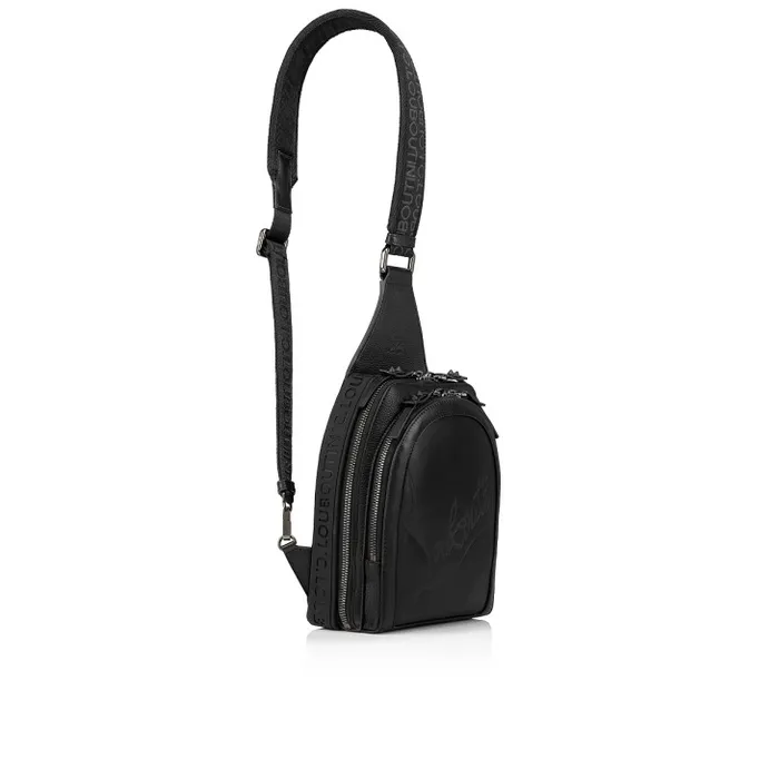 Christian Louboutin Crossbody Bags MenWomen Loubifunk Backpack 8211 Calf Leather 8211 Black